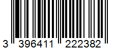 Barcode 3396411222382