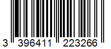 Barcode 3396411223266