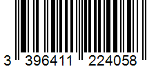 Barcode 3396411224058