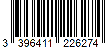 Barcode 3396411226274
