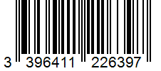 Barcode 3396411226397