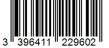 Barcode 3396411229602