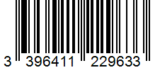 Barcode 3396411229633