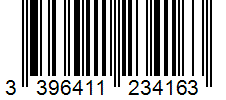 Barcode 3396411234163