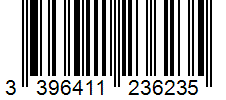 Barcode 3396411236235