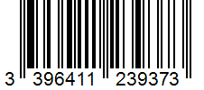 Barcode 3396411239373