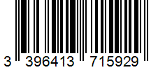 Barcode 3396413715929