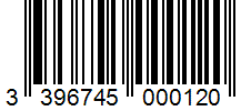 Barcode 3396745000120