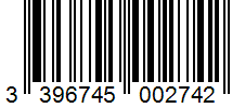 Barcode 3396745002742