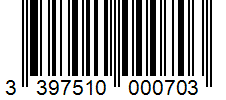 Barcode 3397510000703
