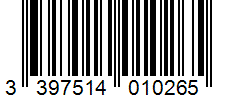 Barcode 3397514010265