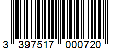 Barcode 3397517000720