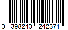 Barcode 3398240242371