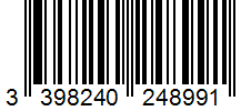 Barcode 3398240248991