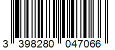 Barcode 3398280047066