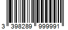 Barcode 3398289999991