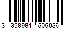 Barcode 3398984506036