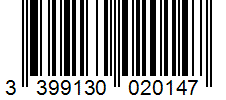 Barcode 3399130020147