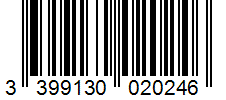 Barcode 3399130020246