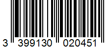 Barcode 3399130020451