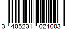 Barcode 3405231021003