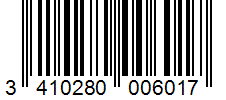 Barcode 3410280006017
