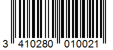 Barcode 3410280010021