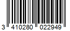 Barcode 3410280022949
