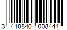 Barcode 3410840008444