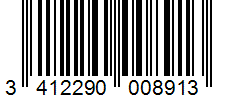 Barcode 3412290008913