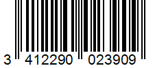 Barcode 3412290023909