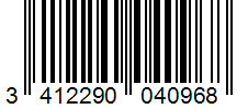 Barcode 3412290040968