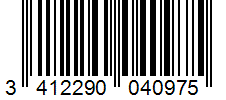 Barcode 3412290040975
