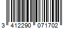 Barcode 3412290071702