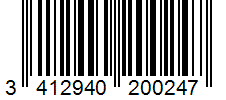 Barcode 3412940200247