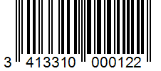 Barcode 3413310000122