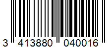 Barcode 3413880040016