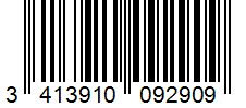 Barcode 3413910092909