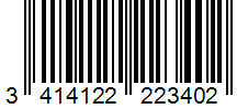 Barcode 3414122223402