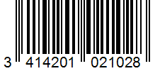 EAN Barcode for 3414201021028