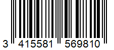 Barcode 3415581569810