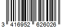 Barcode 3416952626026