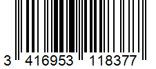 Barcode 3416953118377