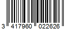 Barcode 3417960022626