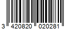 Barcode 3420820020281