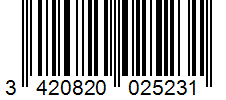 Barcode 3420820025231
