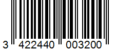 Barcode 3422440003200