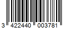 Barcode 3422440003781
