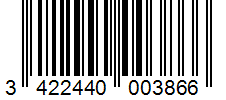 Barcode 3422440003866