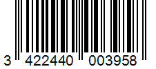 Barcode 3422440003958